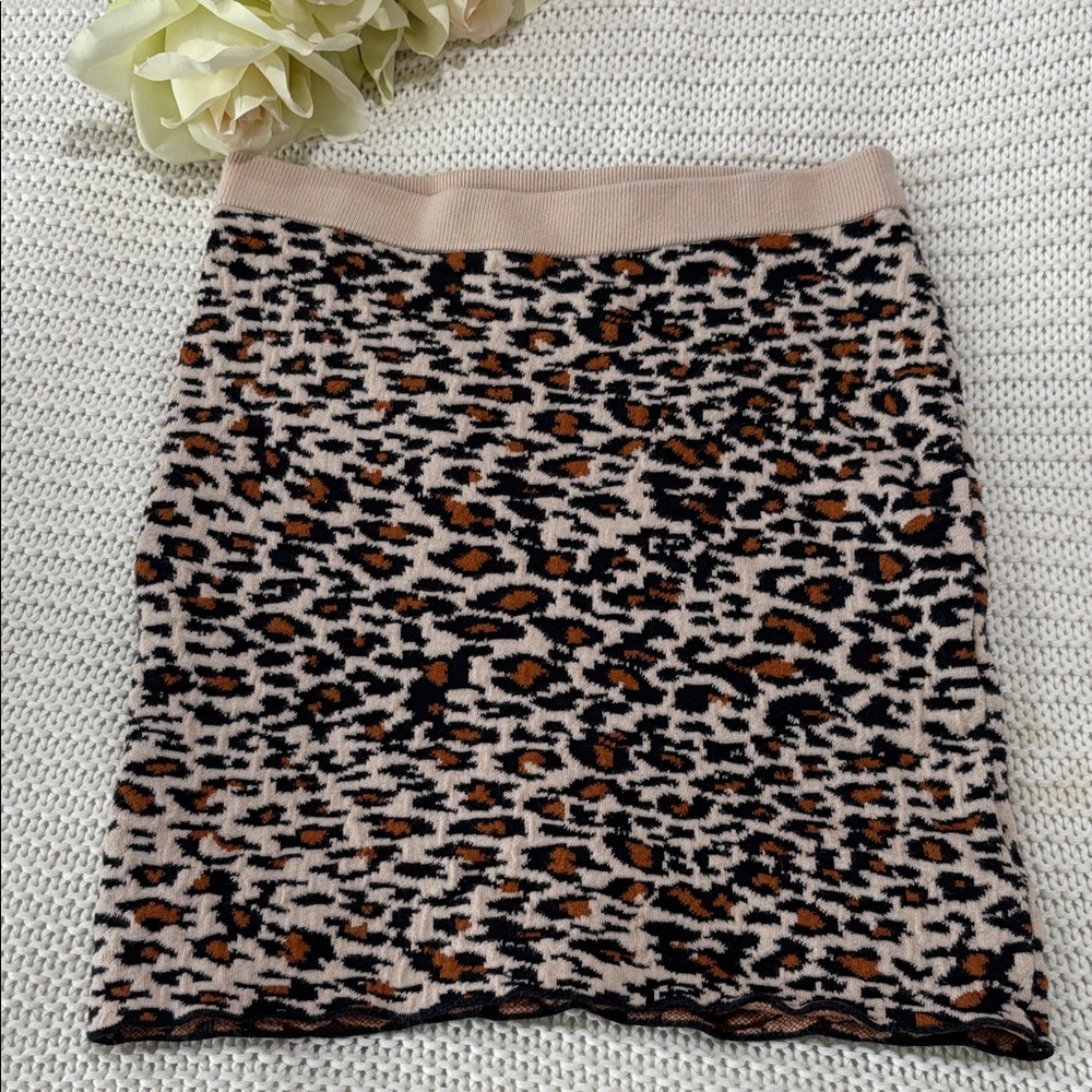 Urban Outfitters Animal Print Mini Skirt
